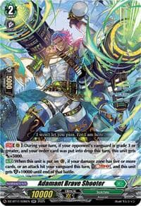 Adamant Brave Shooter - DZ-BT11: Symphony of Might & Bloom - Cardfight Vanguard card