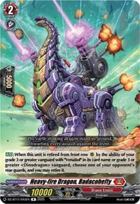 Heavy-fire Dragon, Badacohefty - DZ-BT11: Symphony of Might & Bloom - Cardfight Vanguard card