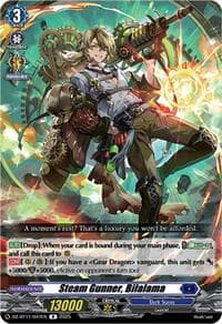 Steam Gunner, Bilalama - DZ-BT11: Symphony of Might & Bloom - Cardfight Vanguard card