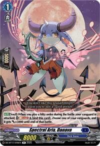 Spectral Aria, Danava - DZ-BT11: Symphony of Might & Bloom - Cardfight Vanguard card