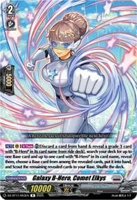 Galaxy B-Hero, Comet Elkys - DZ-BT11: Symphony of Might & Bloom - Cardfight Vanguard card