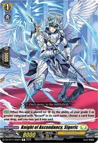 Knight of Ascendancy, Sigeric - DZ-BT11: Symphony of Might & Bloom - Cardfight Vanguard card