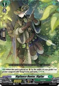 Vigilance Hunter, Vigilar - DZ-BT11: Symphony of Might & Bloom - Cardfight Vanguard card