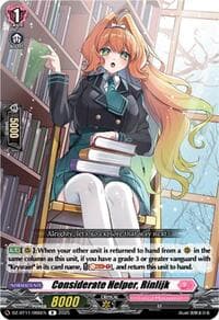 Considerate Helper, Rinlijk - DZ-BT11: Symphony of Might & Bloom - Cardfight Vanguard card