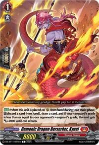 Demonic Dragon Berserker, Kyuei - DZ-BT11: Symphony of Might & Bloom - Cardfight Vanguard card