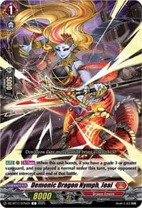 Demonic Dragon Nymph, Joai - DZ-BT11: Symphony of Might & Bloom - Cardfight Vanguard card