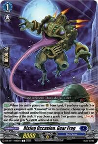 Rising Occasion, Gear Frog - DZ-BT11: Symphony of Might & Bloom - Cardfight Vanguard card