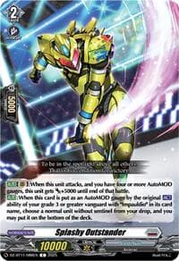 Splashy Outstander - DZ-BT11: Symphony of Might & Bloom - Cardfight Vanguard card