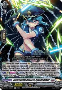 Aurora Battle Princess, Kyanite Cobalt - DZ-BT11: Symphony of Might & Bloom - Cardfight Vanguard card