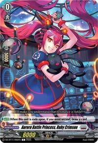 Aurora Battle Princess, Ruby Crimson - DZ-BT11: Symphony of Might & Bloom - Cardfight Vanguard card