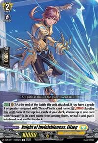 Knight of Inviolableness, Eliseg - DZ-BT11: Symphony of Might & Bloom - Cardfight Vanguard card