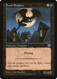 Feral Shadow - Portal - Magic: The Gathering card
