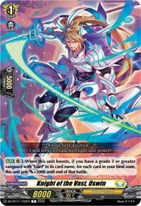 Knight of the Vast, Oswin - DZ-BT11: Symphony of Might & Bloom - Cardfight Vanguard card