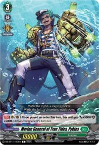 Marine General of True Tides, Pyktes - DZ-BT11: Symphony of Might & Bloom - Cardfight Vanguard card