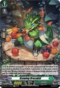 Growing Dracokid - DZ-BT11: Symphony of Might & Bloom - Cardfight Vanguard card