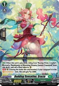 Budding Sensation, Gracia - DZ-BT11: Symphony of Might & Bloom - Cardfight Vanguard card