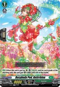 Busybody Pod, Antirrhina - DZ-BT11: Symphony of Might & Bloom - Cardfight Vanguard card