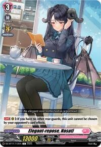 Elegant-repose, Nasati - DZ-BT11: Symphony of Might & Bloom - Cardfight Vanguard card