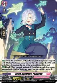 Arise Harmony, Fortarna - DZ-BT11: Symphony of Might & Bloom - Cardfight Vanguard card