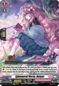 Ephemeral Verse, Ratuur - DZ-BT11: Symphony of Might & Bloom - Cardfight Vanguard card