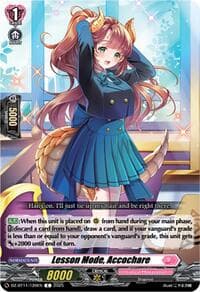 Lesson Mode, Accochare - DZ-BT11: Symphony of Might & Bloom - Cardfight Vanguard card