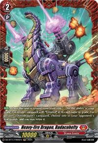Heavy-fire Dragon, Badacohefty (FR) - DZ-BT11: Symphony of Might & Bloom - Cardfight Vanguard card