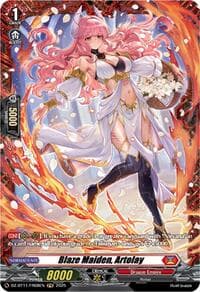 Blaze Maiden, Artolay (FR) - DZ-BT11: Symphony of Might & Bloom - Cardfight Vanguard card