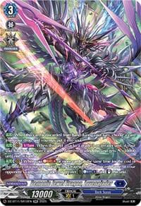Demonic Jewel Dragon, Lavenajader (SR) - DZ-BT11: Symphony of Might & Bloom - Cardfight Vanguard card