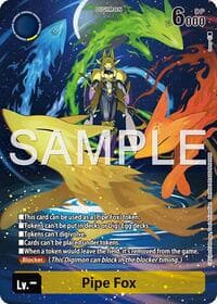 Pipe Fox - Starter Deck 22: Amethyst Mandala Advanced Deck Set - Digimon Card Game card