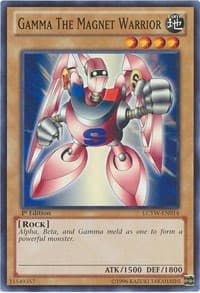 Gamma the Magnet Warrior - Legendary Collection 3: Yugi's World - YuGiOh card