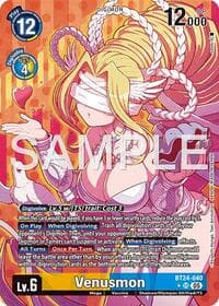 Venusmon (Alternate Art) - Time Stranger - Digimon Card Game card