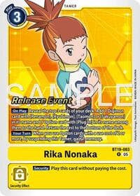 Rika Nonaka (BT19-083) (Alternate Art) - Starter Deck 22: Amethyst Mandala Advanced Deck Set Release Event Cards - Digimon Card Game card