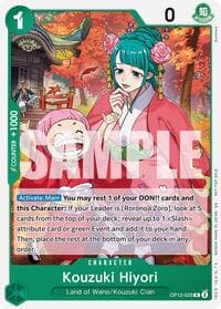 Kouzuki Hiyori (Tournament Pack 2026 Vol. 1) - One Piece Promotion Cards - One Piece Card Game card