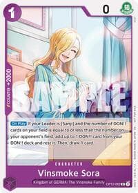Vinsmoke Sora (Tournament Pack 2026 Vol. 1) - One Piece Promotion Cards - One Piece Card Game card