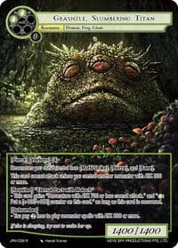 Grashzle Slumbering Titan - Journey to Ravidra - Force of Will card