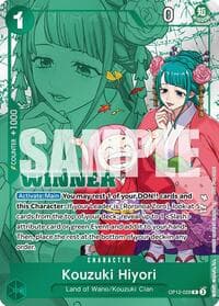 Kouzuki Hiyori (Winner Pack 2026 Vol. 1) - One Piece Promotion Cards - One Piece Card Game card