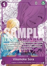 Vinsmoke Sora (Winner Pack 2026 Vol. 1) - One Piece Promotion Cards - One Piece Card Game card