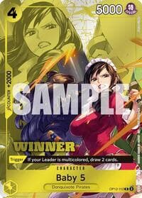 Baby 5 (Winner Pack 2026 Vol. 1) - One Piece Promotion Cards - One Piece Card Game card