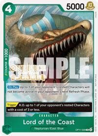 Lord of the Coast (Judge Pack Vol. 7) - One Piece Promotion Cards - One Piece Card Game card