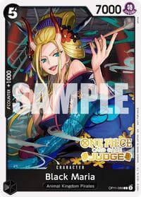 Black Maria (Judge Pack Vol. 7) - One Piece Promotion Cards - One Piece Card Game card