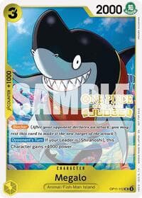 Megalo (Judge Pack Vol. 7) - One Piece Promotion Cards - One Piece Card Game card