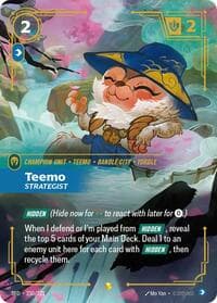 Teemo, Strategist (Overnumbered) - Spiritforged - Riftbound: League of Legends Trading Card Game card