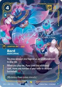 Bard, Mercurial (Signature) - Spiritforged - Riftbound: League of Legends Trading Card Game card