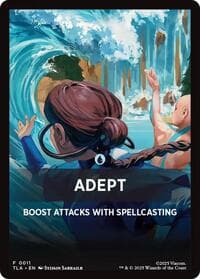 Adept Theme Card - Avatar: The Last Airbender - Magic: The Gathering card