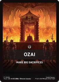 Ozai Theme Card - Avatar: The Last Airbender - Magic: The Gathering card