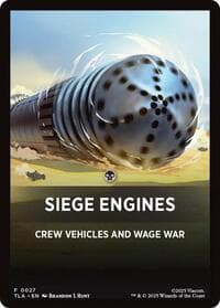 Siege Engines Theme Card - Avatar: The Last Airbender - Magic: The Gathering card