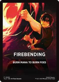 Firebending Theme Card (0029) - Avatar: The Last Airbender - Magic: The Gathering card