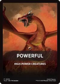 Powerful Theme Card - Avatar: The Last Airbender - Magic: The Gathering card