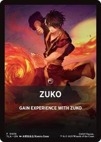 Zuko Theme Card - Avatar: The Last Airbender - Magic: The Gathering card