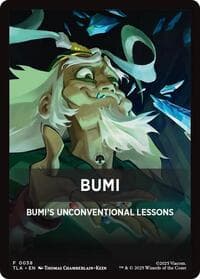 Bumi Theme Card - Avatar: The Last Airbender - Magic: The Gathering card